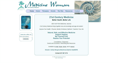 Desktop Screenshot of medicinewoman.net