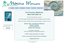 Tablet Screenshot of medicinewoman.net